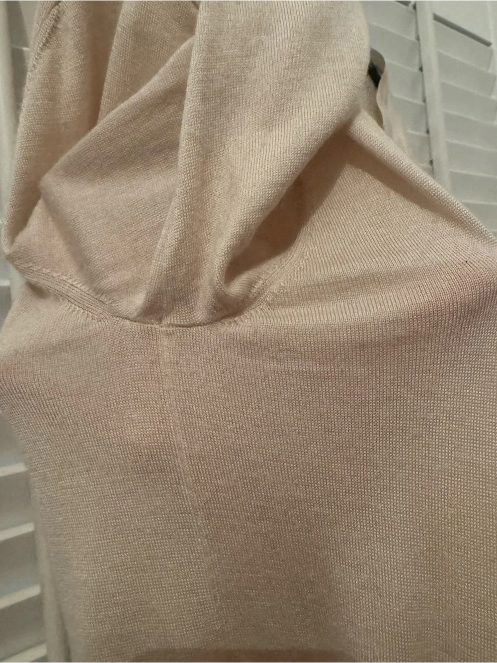 CHANEL Cream silk-blend Candy Button Cardigan